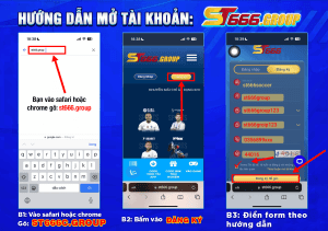 Hướng dẫn mở tài khoản tại ST666.Group