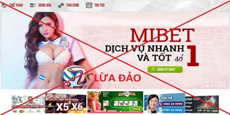 Nhà cái Mibet lừa đảo, ăn chặn số tiền lớn của cược thủ